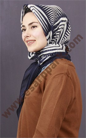 Pamuklu 140x140 Cm Eşarp 1094-11