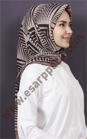 Pamuklu 140x140 Cm Eşarp 1094-12