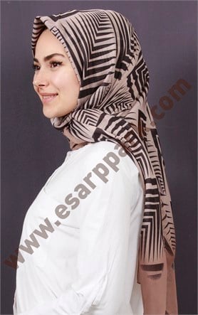 Pamuklu 140x140 Cm Eşarp 1094-12