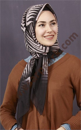 Pamuklu 140x140 Cm Eşarp 1094-4