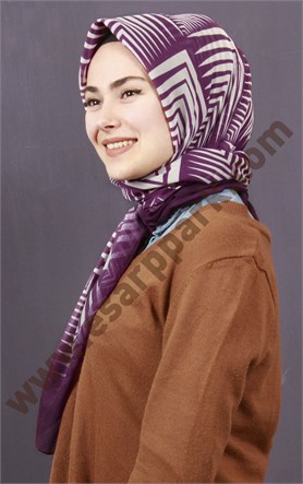 Pamuklu 140x140 Cm Eşarp 1094-5