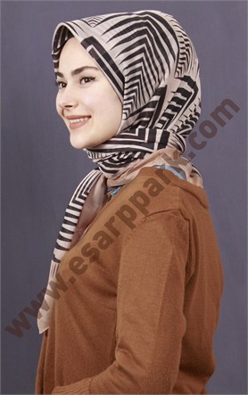 Pamuklu 140x140 Cm Eşarp 1094-6