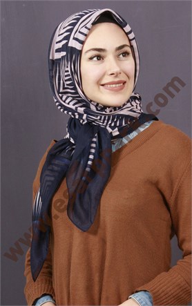 Pamuklu 140x140 Cm Eşarp 1094-7