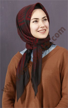 Pamuklu 140x140 Cm Eşarp 1094-9