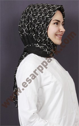 Pamuklu 140x140 Cm Eşarp 1095-1