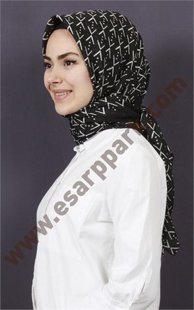 Pamuklu 140x140 Cm Eşarp 1095-1