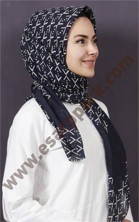 Pamuklu 140x140 Cm Eşarp 1095-10