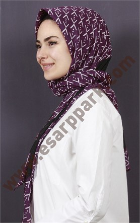 Pamuklu 140x140 Cm Eşarp 1095-14