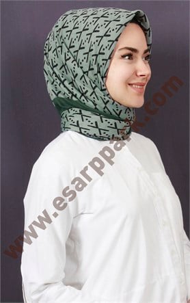 Pamuklu 140x140 Cm Eşarp 1095-5