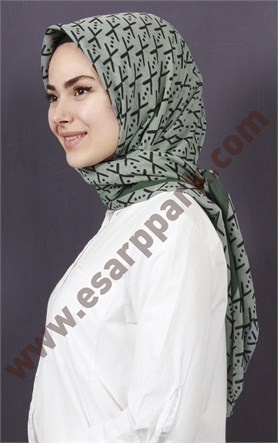 Pamuklu 140x140 Cm Eşarp 1095-5