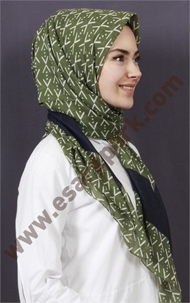 Pamuklu 140x140 Cm Eşarp 1095-6