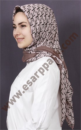 Pamuklu 140x140 Cm Eşarp 1095-7