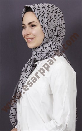 Pamuklu 140x140 Cm Eşarp 1095-8