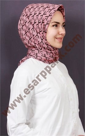 Pamuklu 140x140 Cm Eşarp 1095-9
