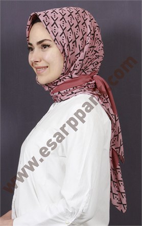 Pamuklu 140x140 Cm Eşarp 1095-9