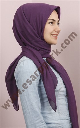 Pamuklu 140x140 Cm Eşarp 1096-16