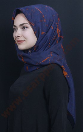 Pamuklu 140x140 Cm Eşarp 1096-18