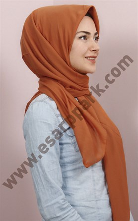 Pamuklu 140x140 Cm Eşarp 1096-2