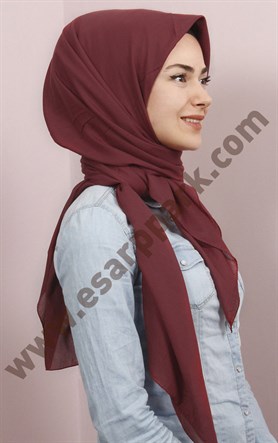 Pamuklu 140x140 Cm Eşarp 1096-3