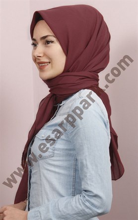 Pamuklu 140x140 Cm Eşarp 1096-3