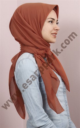 Pamuklu 140x140 Cm Eşarp 1096-6