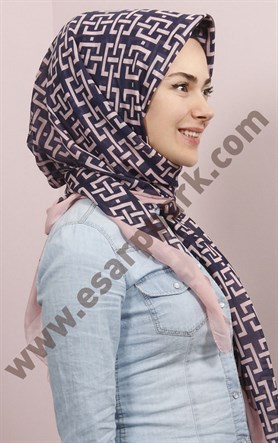 Pamuklu 140x140 Cm Eşarp 1097-26