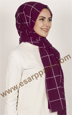 Pamuklu Desenli Şal 5253-11