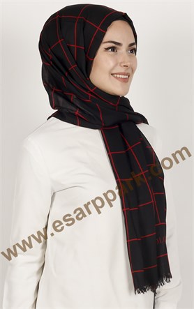 Pamuklu Desenli Şal 5253-14