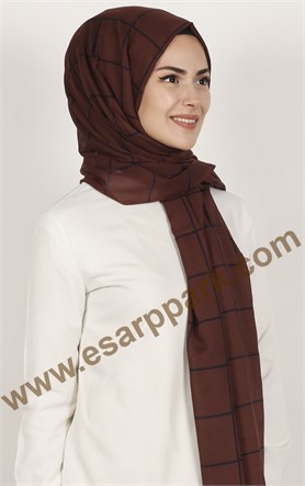 Pamuklu Desenli Şal 5253-15