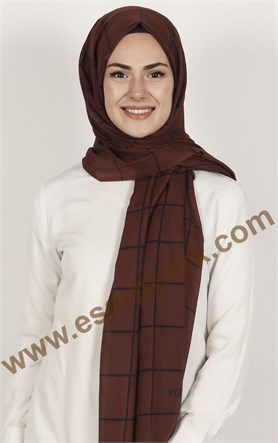 Pamuklu Desenli Şal 5253-15