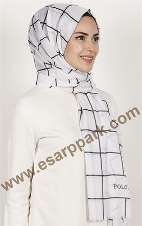 Pamuklu Desenli Şal 5253-7