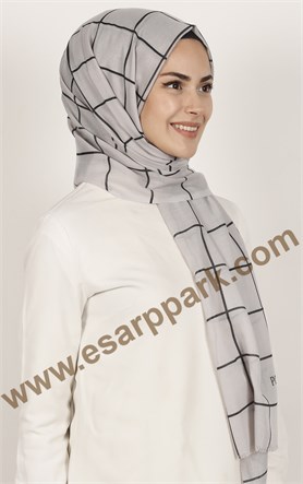 Pamuklu Desenli Şal 5253-9