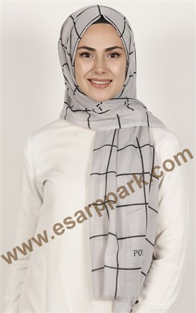 Pamuklu Desenli Şal 5253-9