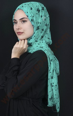 Pamuklu Desenli Şal 5271-08