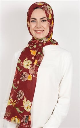 Pamuklu Desenli Şal 5271-09