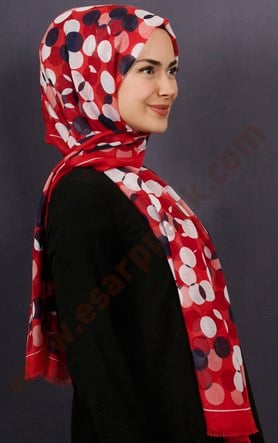 Pamuklu Desenli Şal 5280-8