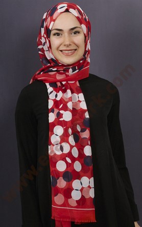 Pamuklu Desenli Şal 5280-8