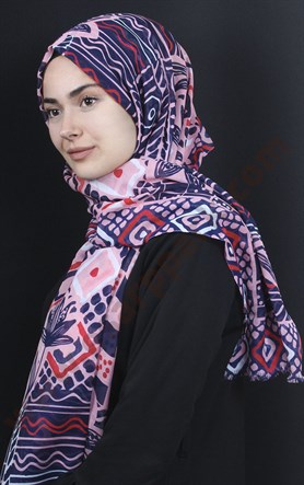 Pamuklu Desenli Şal 5282-19