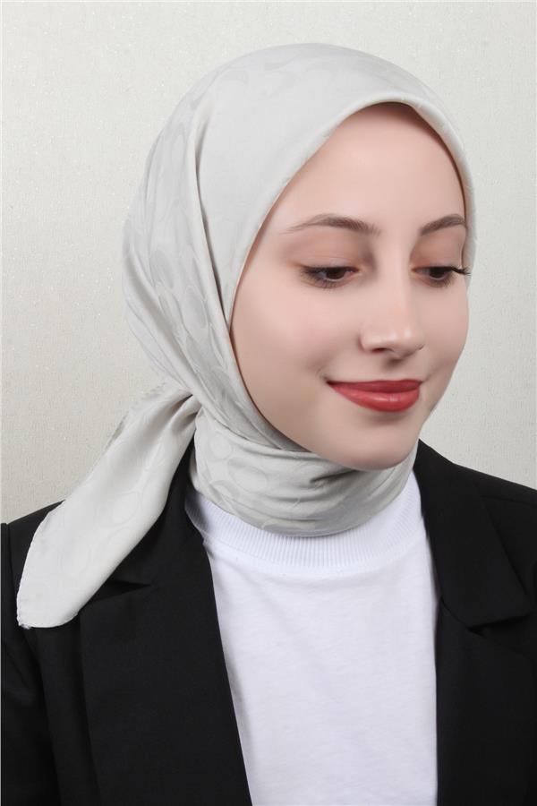 Pamuklu Jakar Eşarp 4114-9 Taş