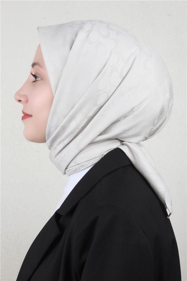 Pamuklu Jakar Eşarp 4114-9 Taş