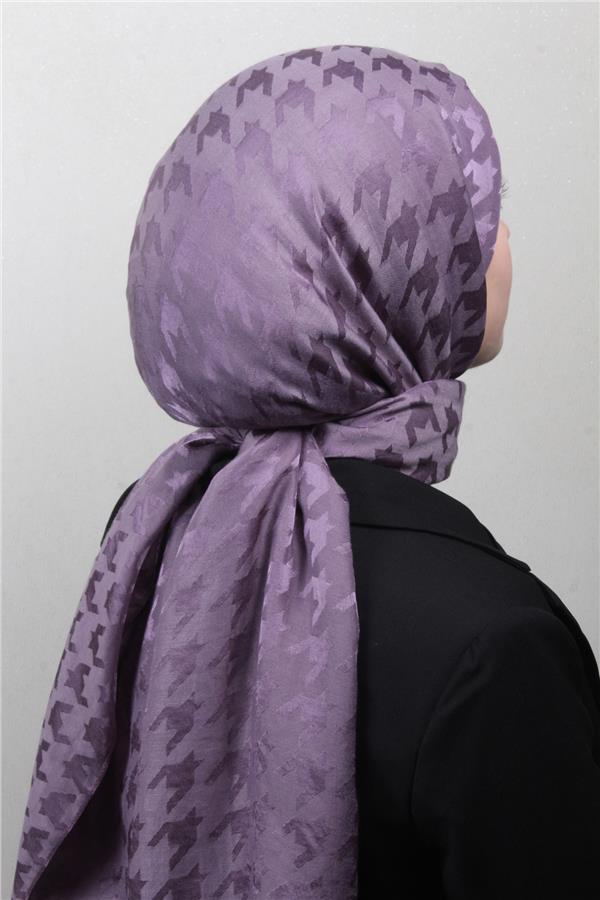 Pamuklu Jakar Şal 4110-1 Lavanta