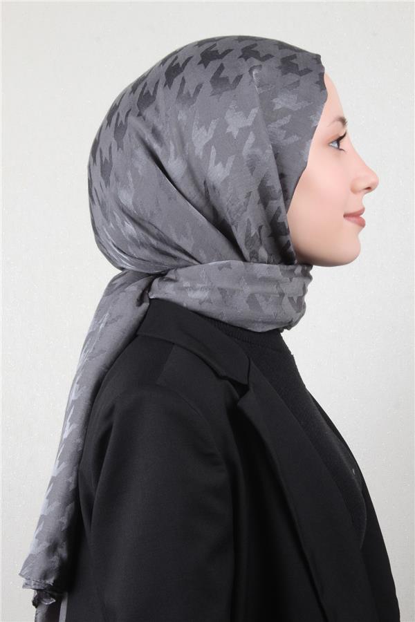 Pamuklu Jakar Şal 4110-6 Füme