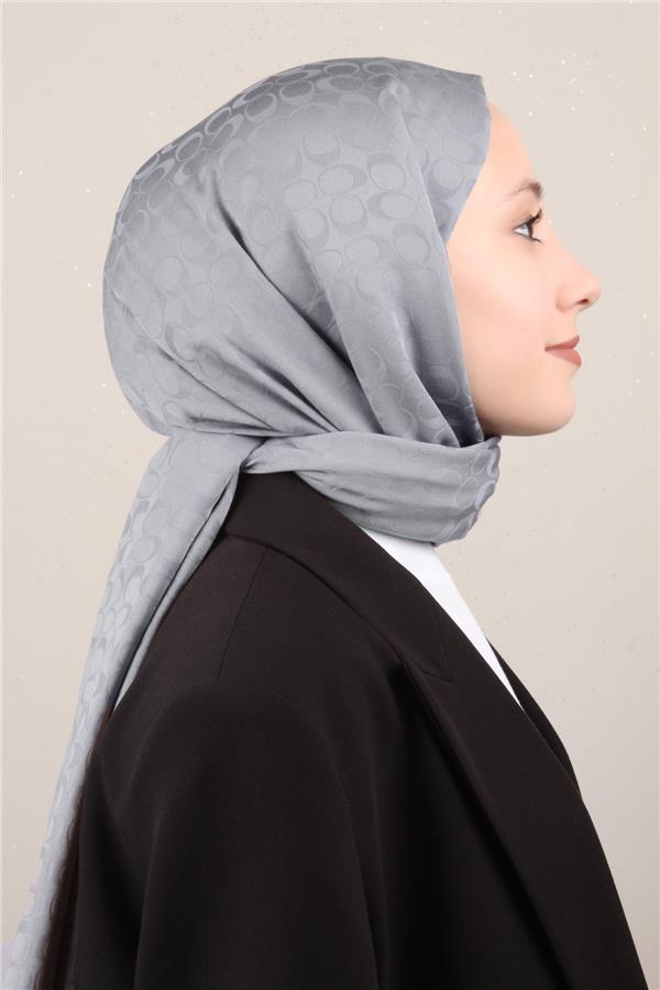 Pamuklu Jakar Şal 4113-14 Duman