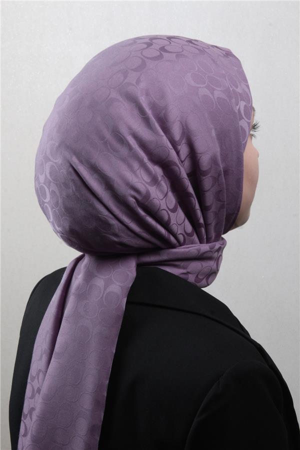 Pamuklu Jakar Şal 4113-18 Leylak