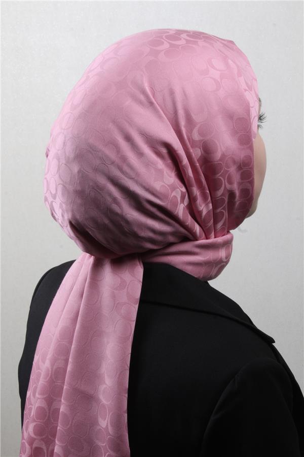Pamuklu Jakar Şal 4113-24 Pembe