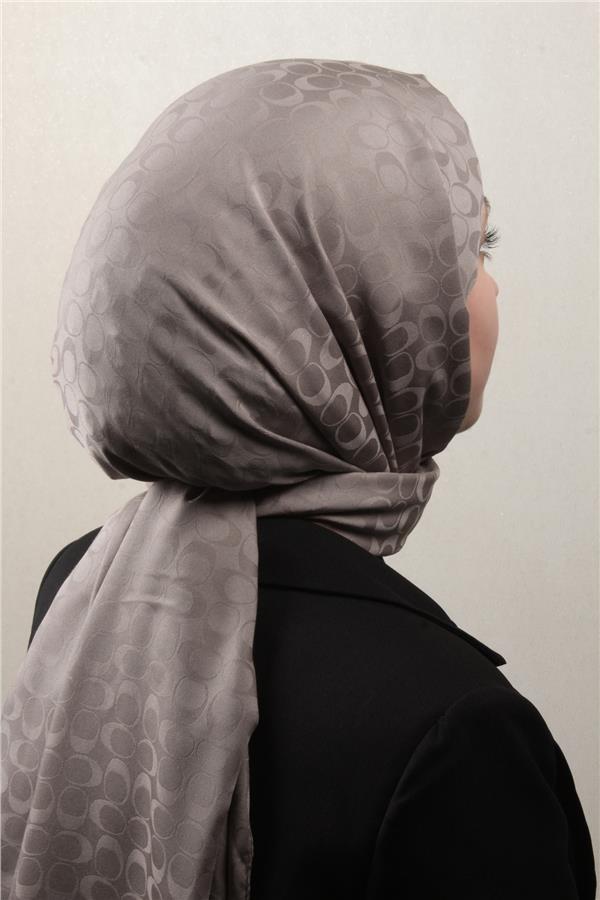 Pamuklu Jakar Şal 4113-29 Vizon