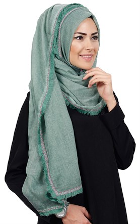 Şeritli Coton Şal 1250-1