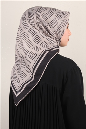 Pamuklu Soft Eşarp 3300-4 Siyah