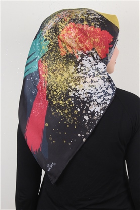 Pamuklu Soft Eşarp 3307-2 Antrasit