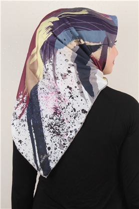 Pamuklu Soft Eşarp 3307-3 Soft Sarı